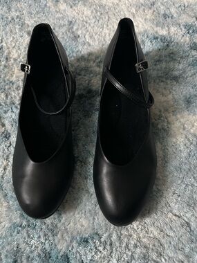 Capezio   style character /dance shoe with Ankle Strap